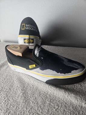 Vans x National Geographic Classic Slip-On Then Now Glacier Sneakers